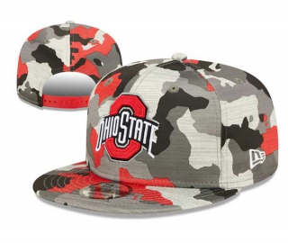 NCAA Ohio State Buckeyes New Era 9FIFTY Camo Snapback Hats 3004