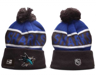 NHL San Jose Sharks New Era Brown Royal Knit Beanie Hat 5001