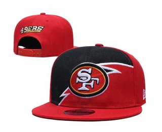 NFL San Francisco 49ers New Era Red Black 9FIFTY Snapback Hat 6036