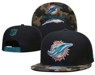 NFL Miami Dolphins New Era Black Camo 9FIFTY Snapback Hat 6029