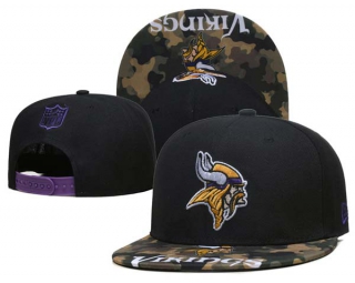 NFL Minnesota Vikings New Era Black Camo 9FIFTY Snapback Hat 6015
