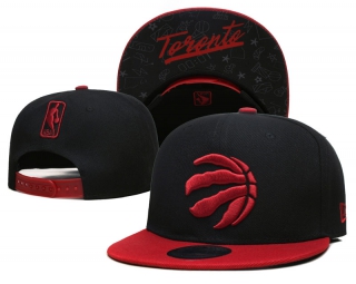 NBA Toronto Raptors New Era Black Red 9FIFTY Snapback Hat 6009
