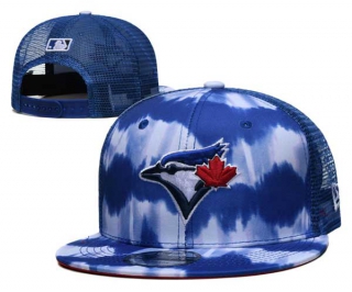 MLB Toronto Blue Jays New Era Royal Hazy Trucker 9FIFTY Snapback Hat 3013