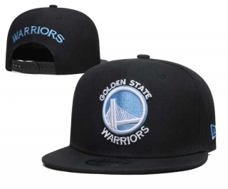 NBA Golden State Warriors New Era Black 9FIFTY Snapback Hat 6030