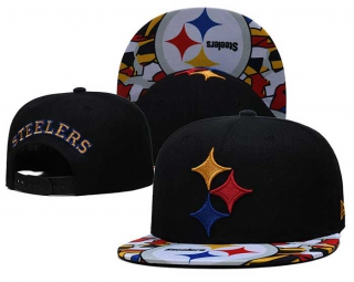 NFL Pittsburgh Steelers New Era Black Snapback Hat 6034