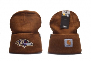 NFL Baltimore Ravens Carhartt x '47 Brown Knit Hat 5015