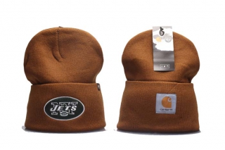 NFL New York Jets Carhartt x '47 Brown Knit Hat 5014