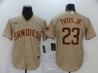 Men's San Diego Padres #23 Fernando Tatis Jr. Brown Stitched MLB Cool Base Nike Jersey