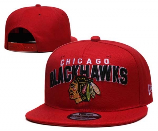 NHL Chicago Blackhawks New Era Red 9FIFTY Snapback Hats 3004