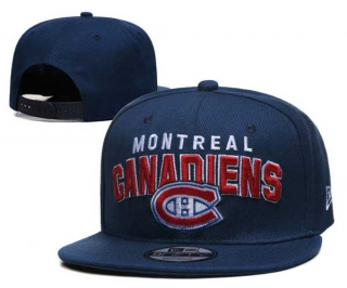 NHL Montreal Canadiens New Era Navy 9FIFTY Snapback Hats 3004