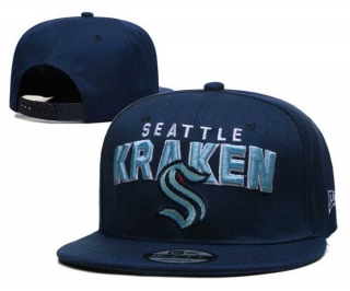 NHL Seattle Kraken New Era Navy 9FIFTY Snapback Hats 3003