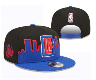 NBA Los Angeles Clippers New Era Royal Black 2022 Tip-Off 9FIFTY Snapback Hats 3015