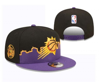 NBA Phoenix Suns New Era Purple Black 2022 Tip-Off 9FIFTY Snapback Hats 3011