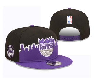 NBA Sacramento Kings New Era Purple Black 2022 Tip-Off 9FIFTY Snapback Hats 3007