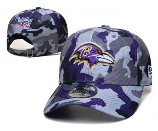 NFL Baltimore Ravens New Era Camo 9TWENTY Adjustable Hats 3035