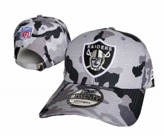 NFL Las Vegas Raiders New Era Camo 9TWENTY Adjustable Hats 3053