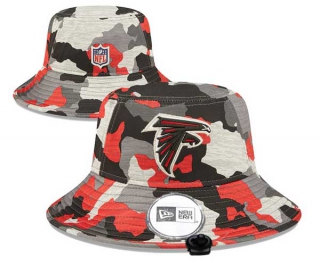Wholesale NFL Atlanta Falcons New Era Embroidered Camo Bucket Hats 3004