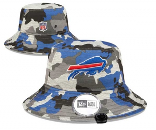 Wholesale NFL Buffalo Bills New Era Embroidered Camo Bucket Hats 3004