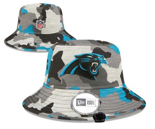 Wholesale NFL Carolina Panthers New Era Embroidered Camo Bucket Hats 3002