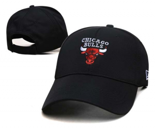 NBA Chicago Bulls New Era Black 9FIFTY Snapback Hat 2164