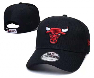 NBA Chicago Bulls New Era Black 9FIFTY Snapback Hat 2165