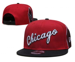 NBA Chicago Bulls New Era Black Red 2021-22 City Edition 9FIFTY Snapback Hat 2167