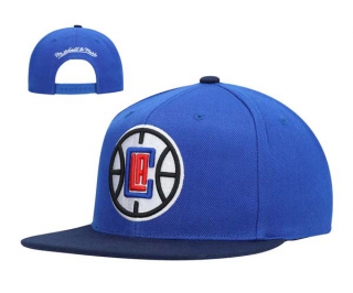 NBA Los Angeles Clippers Mitchell & Ness Blue Navy Snapback Hat 2008