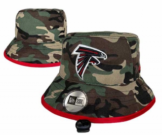 Wholesale NFL Atlanta Falcons New Era Embroidered Camo Bucket Hats 3005