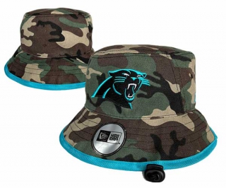 Wholesale NFL Carolina Panthers New Era Embroidered Camo Bucket Hats 3003