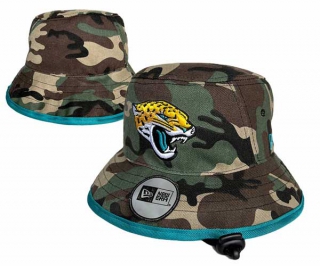 Wholesale NFL Jacksonville Jaguars New Era Embroidered Camo Bucket Hats 3002