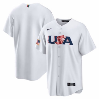 Men's USA Baseball Nike White 2023 World Baseball Classic Replica Jersey