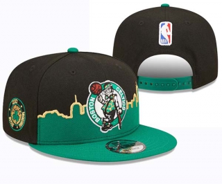 NBA Boston Celtics New Era Green Black 2022 Tip-Off 9FIFTY Snapback Hats 3023