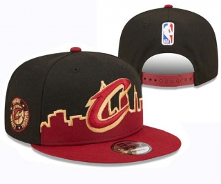 NBA Cleveland Cavaliers New Era Red Black 2022 Tip-Off 9FIFTY Snapback Hats 3008