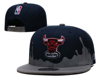 NBA Chicago Bulls New Era Navy Gray 9FIFTY Snapback Hat 6058