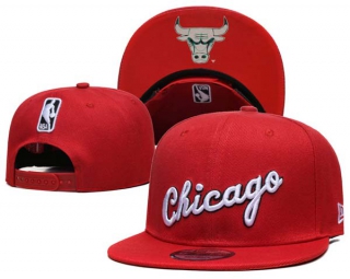 NBA Chicago Bulls New Era Red 9FIFTY Snapback Hat 6060