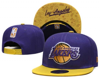 NBA Los Angeles Lakers New Era Purple Yellow 9FIFTY Snapback Hat 6036