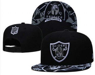 NFL Las Vegas Raiders New Era Black 9FIFTY Snapback Hat 6056