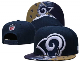 NFL Los Angeles Rams New Era Navy Big Logo 9FIFTY Snapback Hat 6014
