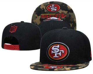 NFL San Francisco 49ers New Era Black Camo 9FIFTY Snapback Hat 6042