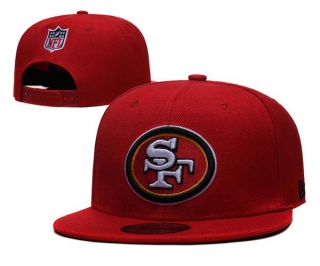 NFL San Francisco 49ers New Era Red Basic 9FIFTY Snapback Hat 6044