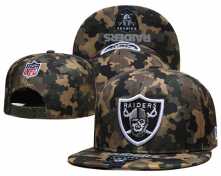 NFL Las Vegas Raiders New Era Camo Snapback Hat 6058
