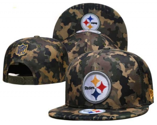NFL Pittsburgh Steelers New Era Camo Snapback Hat 6037