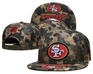 NFL San Francisco 49ers New Era Camo Snapback Hat 6045