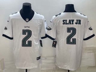 Men's Philadelphia Eagles #2 Darius Slay JR White Vapor Untouchable Limited Stitched Jersey
