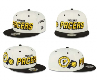 NBA Indiana Pacers New Era Cream Black Awake NY 9FIFTY Snapback Hat 2010