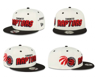 NBA Toronto Raptors New Era Cream Black Awake NY 9FIFTY Snapback Hat 2017