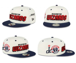 NBA Washington Wizards New Era Cream Navy Awake NY 9FIFTY Snapback Hat 2006