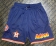 Men's MLB Houston Astros Mesh Embroidered Navy Shorts