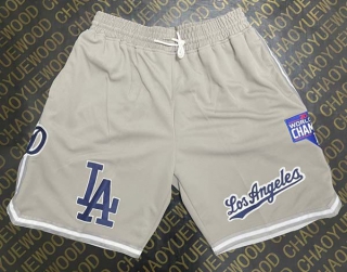 Men's MLB Los Angeles Dodgers Pro Standard Gray 2020 World Series Champions Shorts