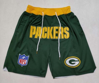 Men's NFL Green Bay Packers Pro Standard Green Gold Embroidered Shorts